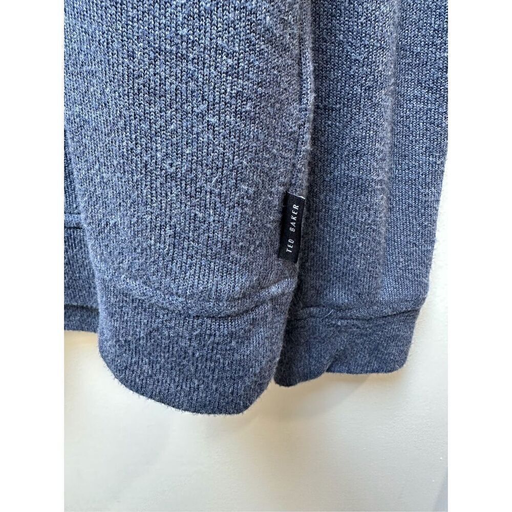 Ted Baker men’s blue light weight long sleeve pullover size Small #22-1482 - Picture 4 of 8
